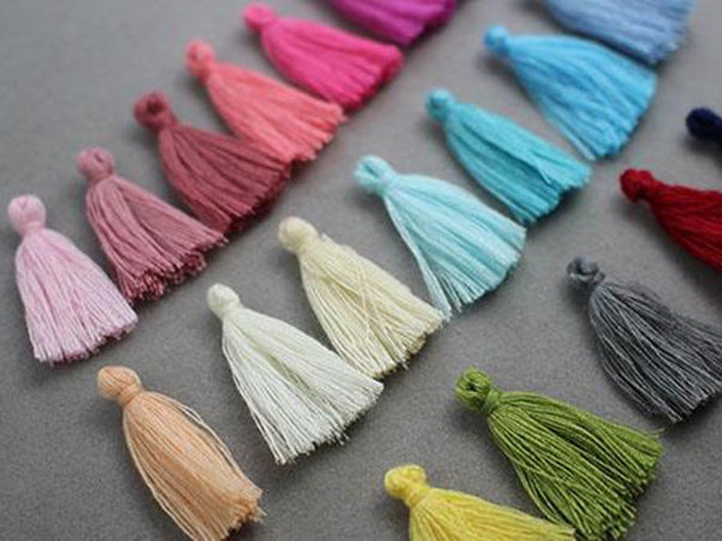 Bulk 50pcs 3CM Cotton Thread Tassels Mini Tassels Wholesale Etsy
