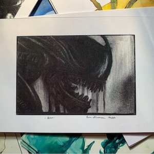 Xenomorph Vinyl Sticker Alien Monster Classic Horror Sci Fi Creature Alien Sticker Facehugger Spooky Stationary Ridley 80s Horror Sticker