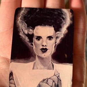 Elsa Lanchester The Bride Magnet Frankenstein Bride Fridge Magnet Spooky Gift Film Noir Vintage Horror Classic Monster Beautiful Portrait
