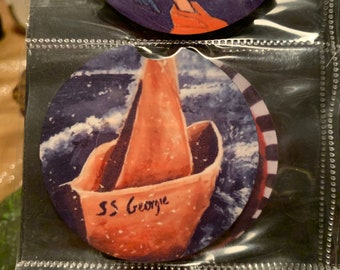 SS Georgie Car Coaster, Pennywise Gift