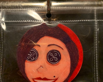 Coraline or Other Mother or Other Father Car Coaster, Coraline Gift