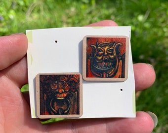 Labyrinth Door Knocker Metal Pin Set - Fantasy Brooch
