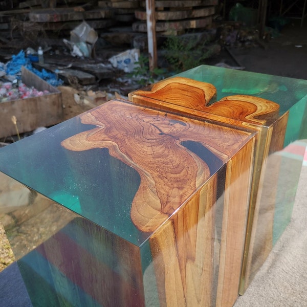 Resin Art Furniture Etsy