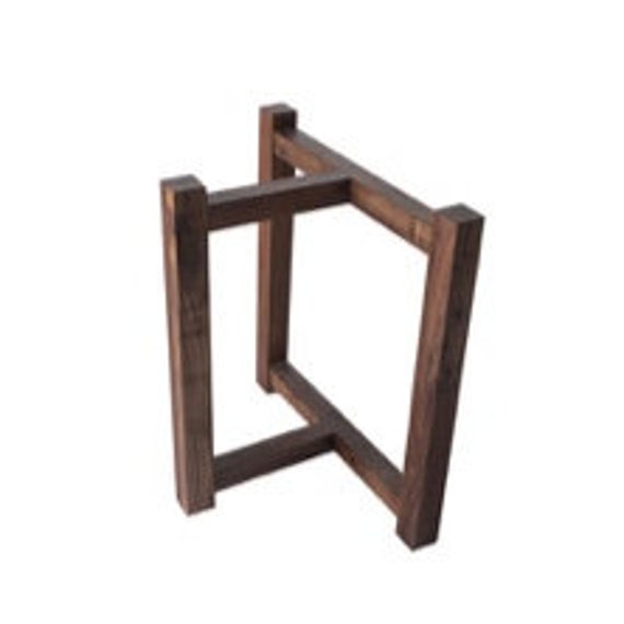 TABLE LEGS & BASES Wood Frame Steel Plate Box Steel Plate Etsy