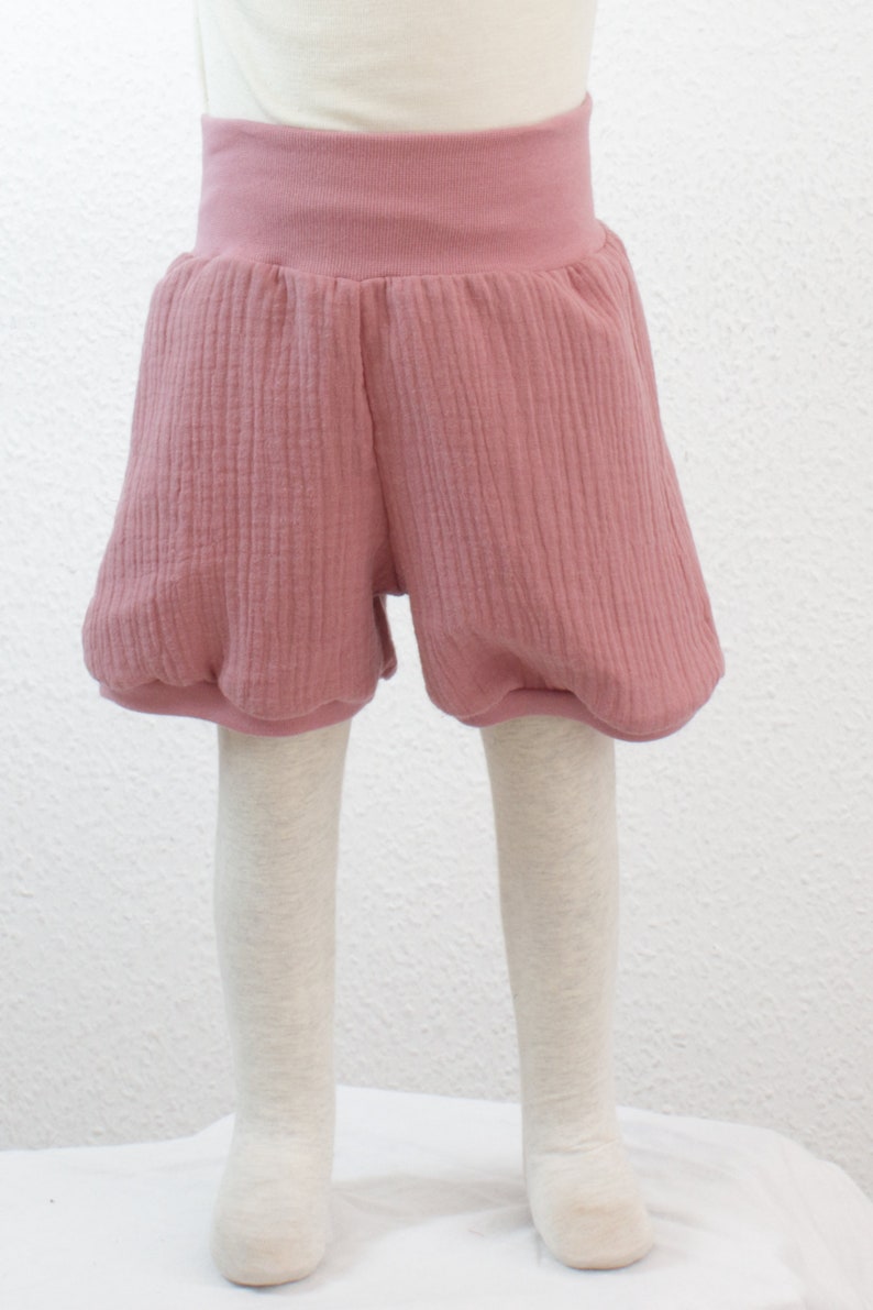 Muslin shorts, muslin shorts, five colors to choose from, navy, mustard yellow, mint, olive, old pink altrosa