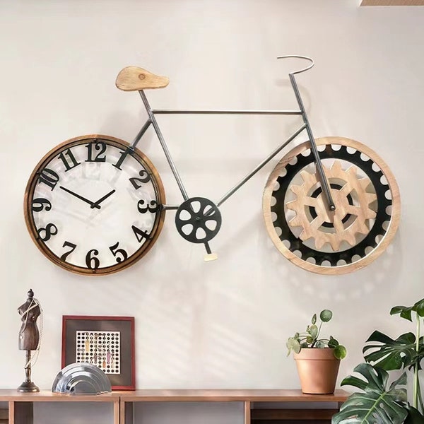 Bicycle Wall Clock Etsy
