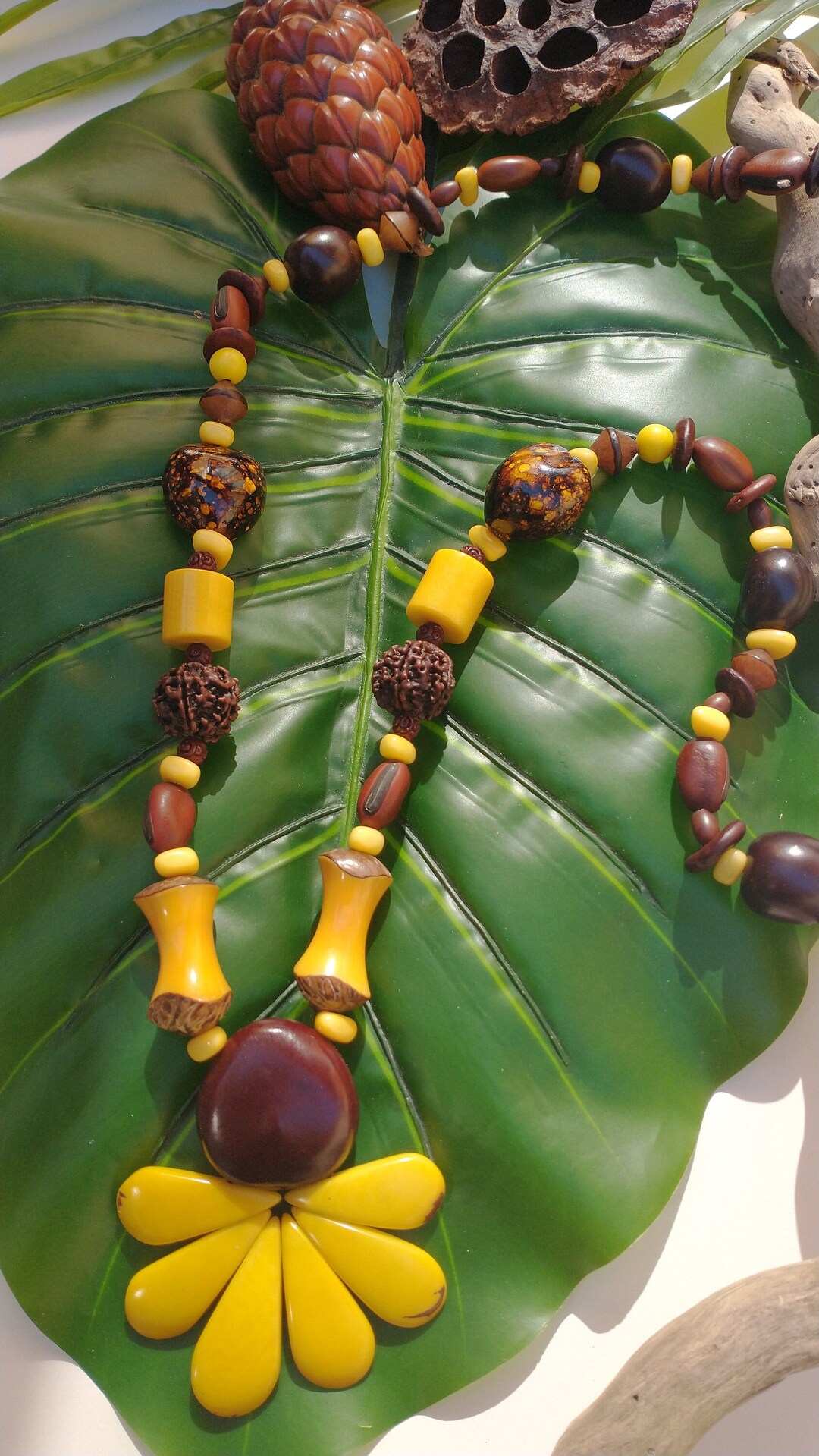 Collier Artisanale En Tagua Ivoire V g tal Bijoux Artisanaux Etsy Collier Artisanale En Tagua Ivoire V g tal Bijoux Artisanaux Etsy
