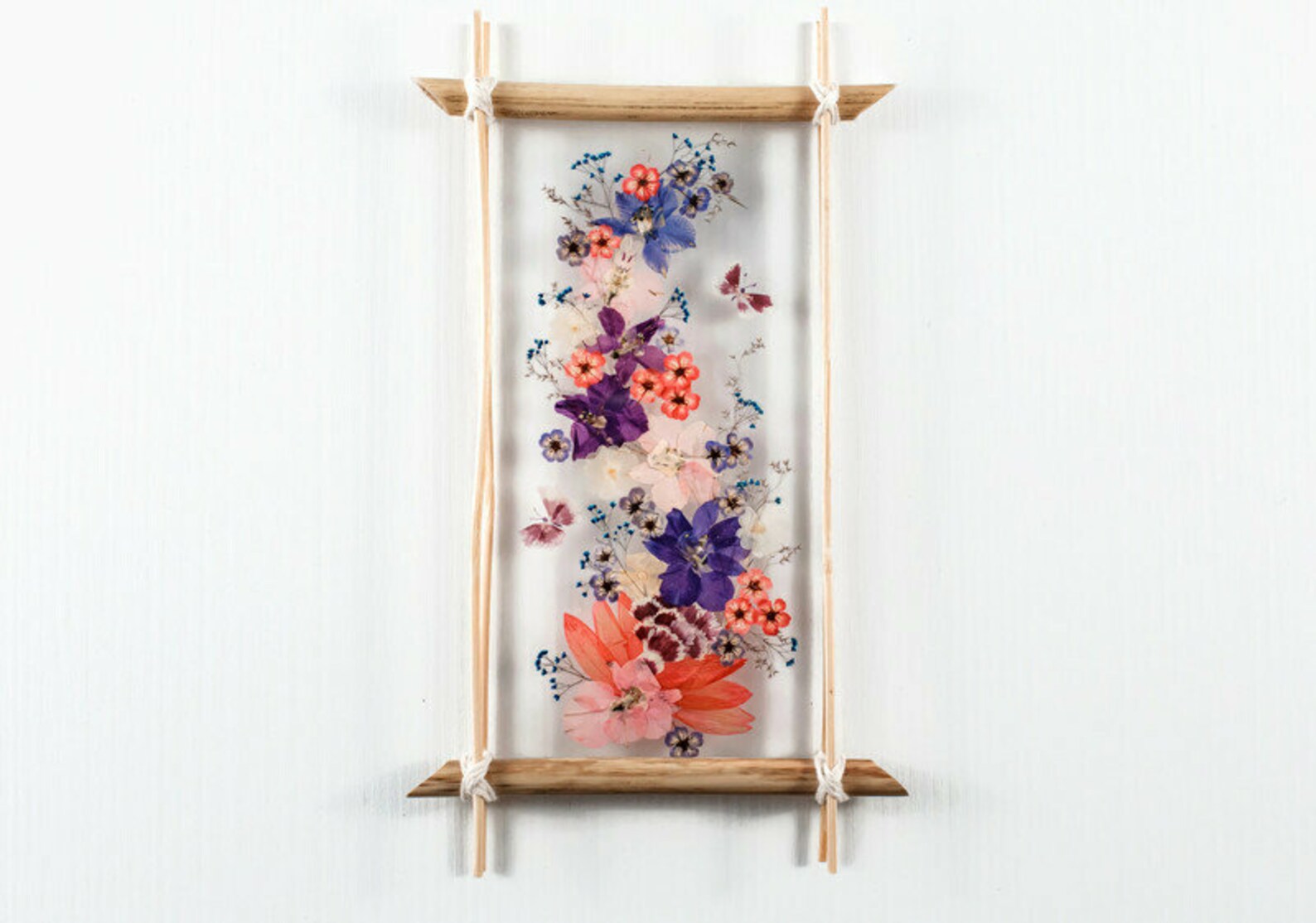 Flower Press Frame Pressed flowers framed wall art Etsy