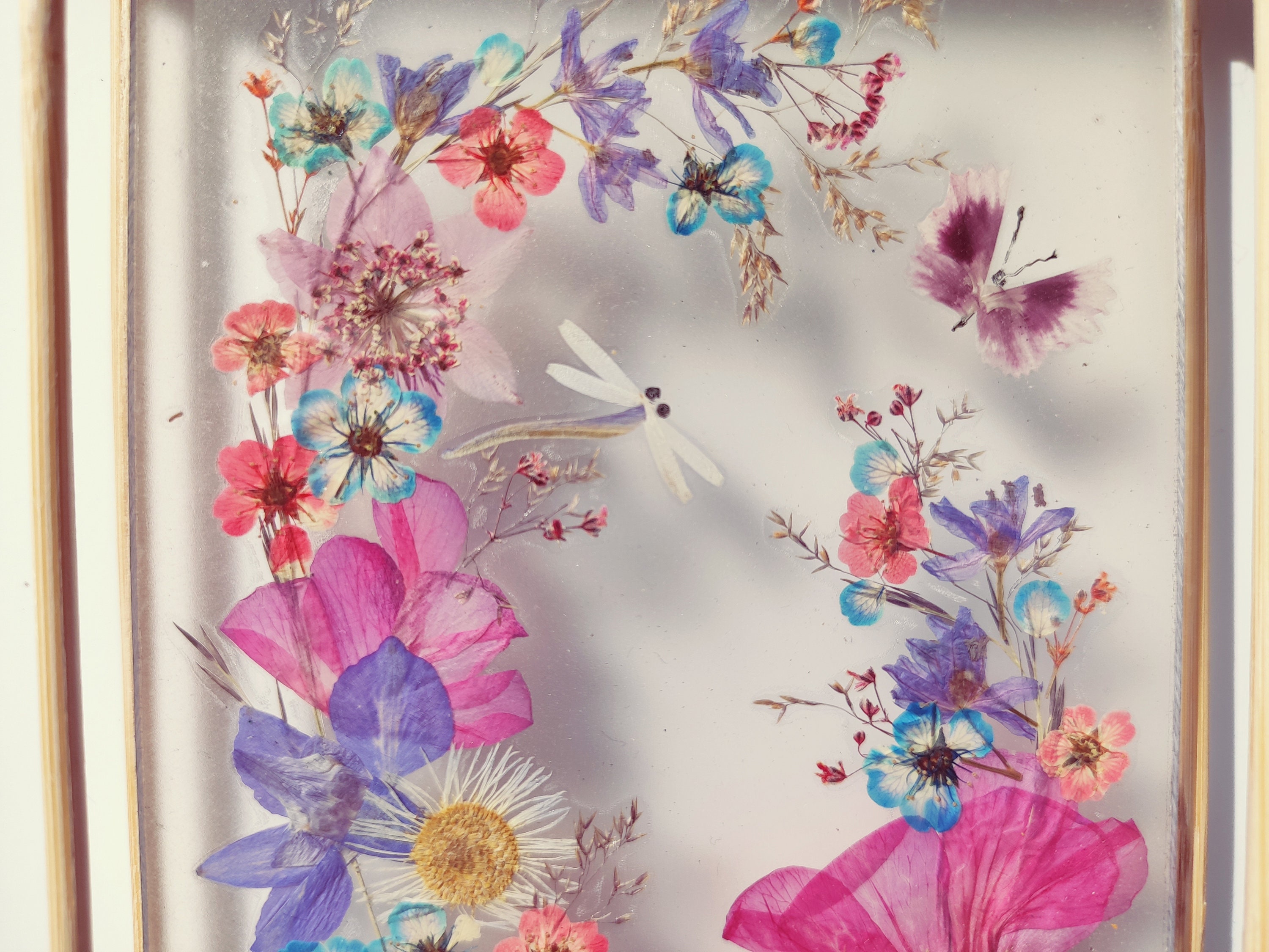 etsy pressed flower frame