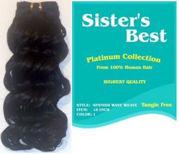 Spanish Wave Weave 18 Platinum Collection Etsy