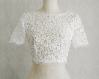 ivory top for wedding guest