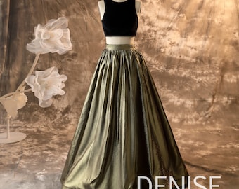 two piece evening gown