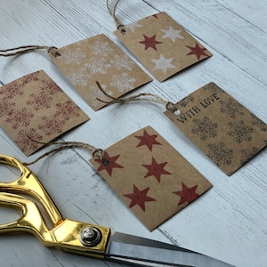 Christmas Kraft Gift Tags (Pack of 5)