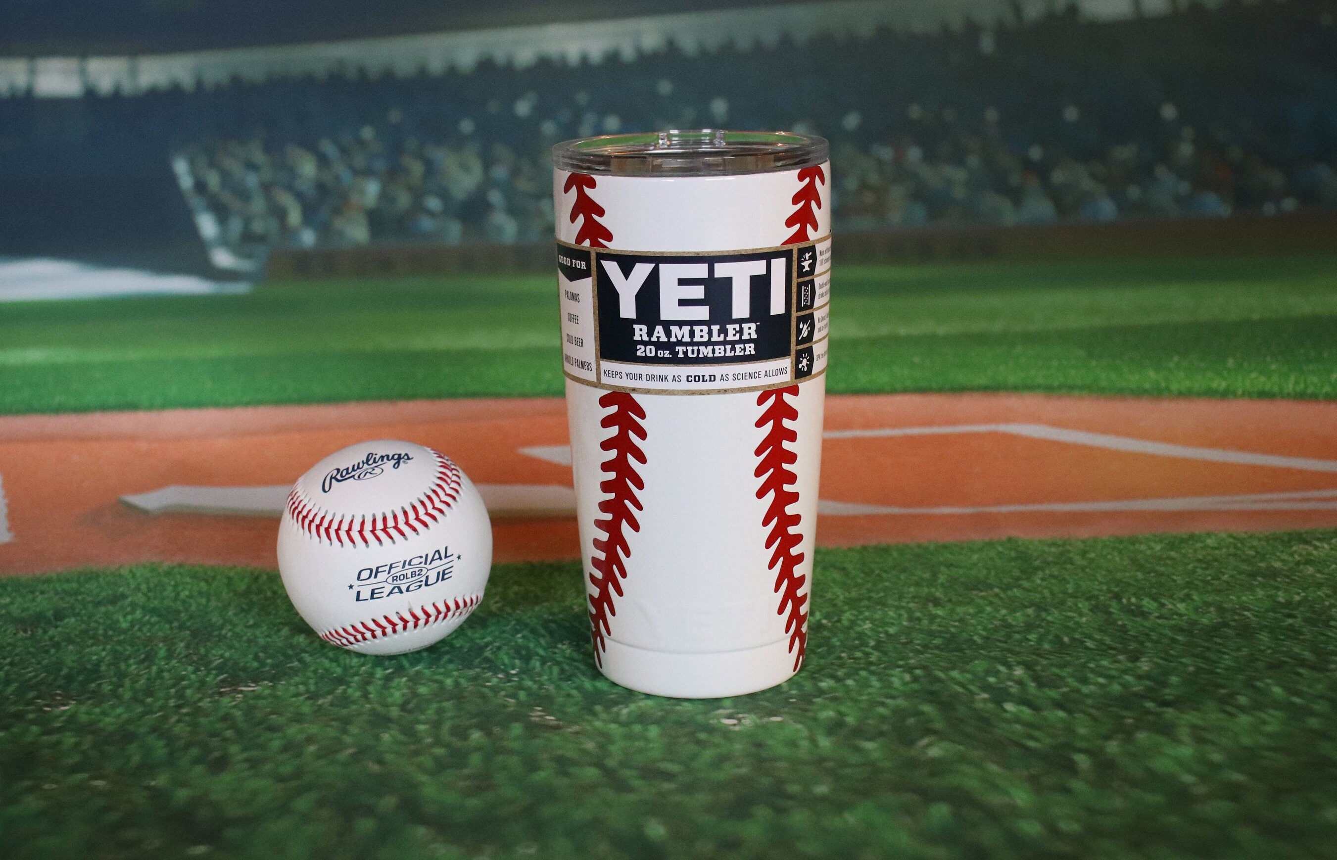 Custom Yeti Tumbler Rambler Yeti 20 oz Rambler Baseball Etsy