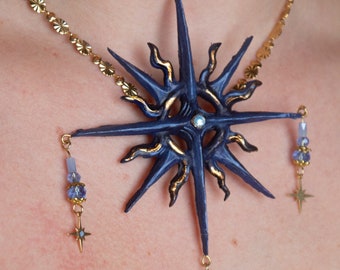 Handcrafted Celestial Star Necklace