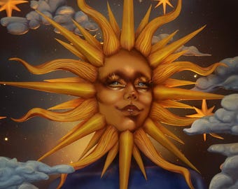 Vintage Sun Mask