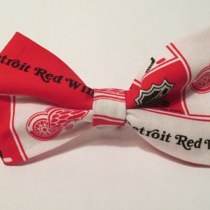 Nigel's Detroit Red Wings Bow Tie!   Another Fun Sport Bow Tie to Wear!