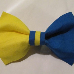 Nigel’s Drexel University  Blue and Yellow Bow Tie!   Custom Request - They Loved, So Decided to Make for Others!