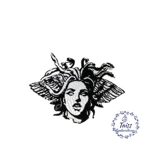 Gorgon Medusa patch• punk fashion patch• large iron onу patch• alternative patch• wicca patch• patches for jackets• unique •grunge patch