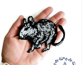 Rat patch Possum Embroidery Patch