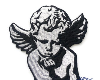Angel patch • Goth patch for jacket