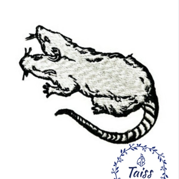 Ratten-Patch, Punk-Possum, Maus, Wild-Possum-Patch