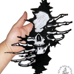 Spine Back Patch, Large Embroidered iron on