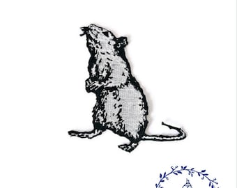 Rat patch groot Opstrijkbare patch