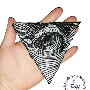 Occhio della Provvidenza, grande toppa termoadesiva