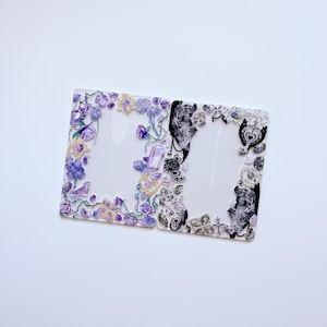 Royalty & Roses Toploader, Jewel and Pearls decorated toploaders, premade toploaders, photocard holder, photocard display, regal toploader