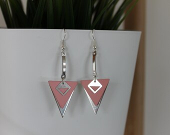 Powder Pink triangles