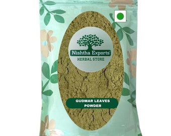 Gudmar Leaves Powder-Gymnema Sylvestre-Raw Herbs-Gurmar-Nagapushpi-Jadi Booti-Single Herbs