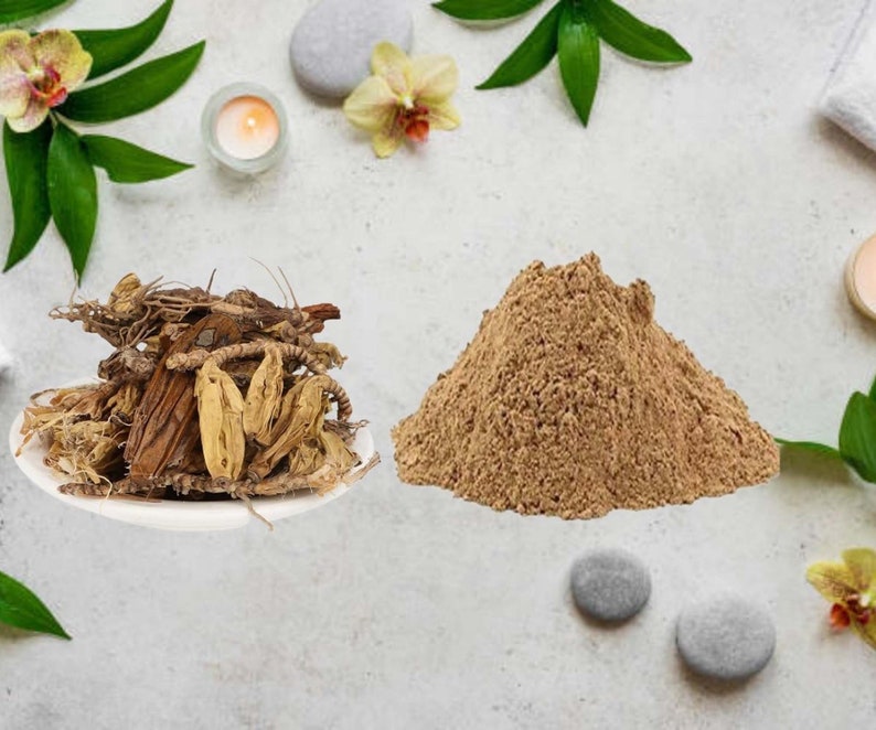 Jivanti Roots Powder-Leptadenia Reticulata-Raw Herbs-Safed Dudhi Churna-Kalasa Methidodi-Jadi Booti Single Herbs image 2