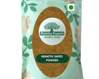 Nishoth Safed Roots Powder-Turpethum-Raw Herbs-Nishod White-Jadi Booti -Single Herbs