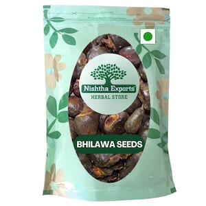 Bhilawa Seeds-Marking Nut-Raw Herbs-Bilva Beej-Bhilava-Bilwa-Jadi Booti-Single Herbs