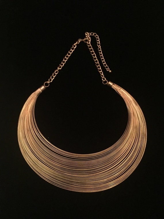 Golden Hour Crescent Necklace/Collar - image 1