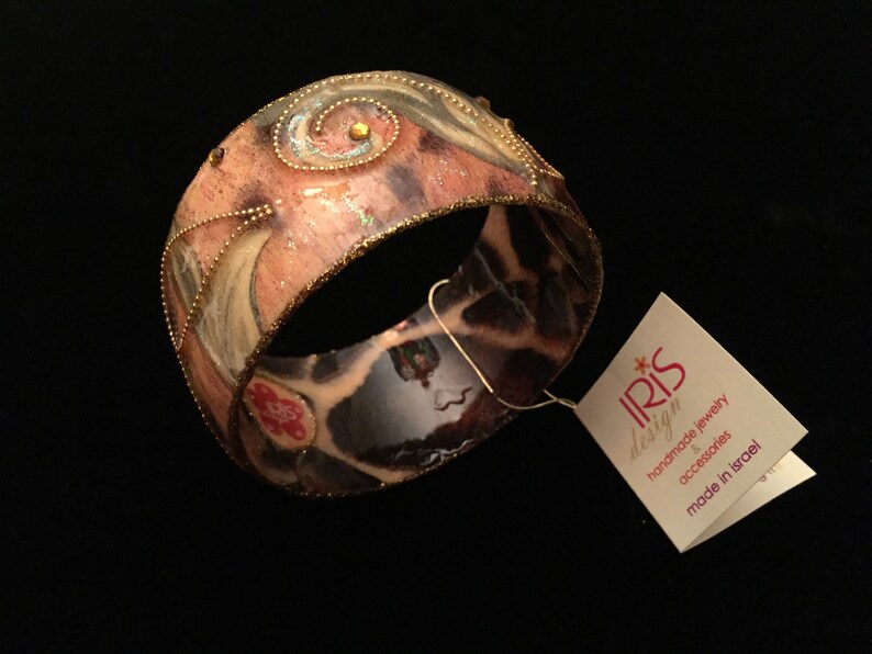 One of a kind Iris Braunstein Bangle Bracelet