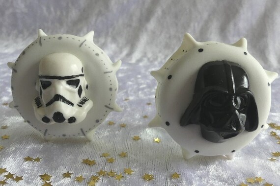 Star Wars In Cold Porcelain Small Pot Etsy