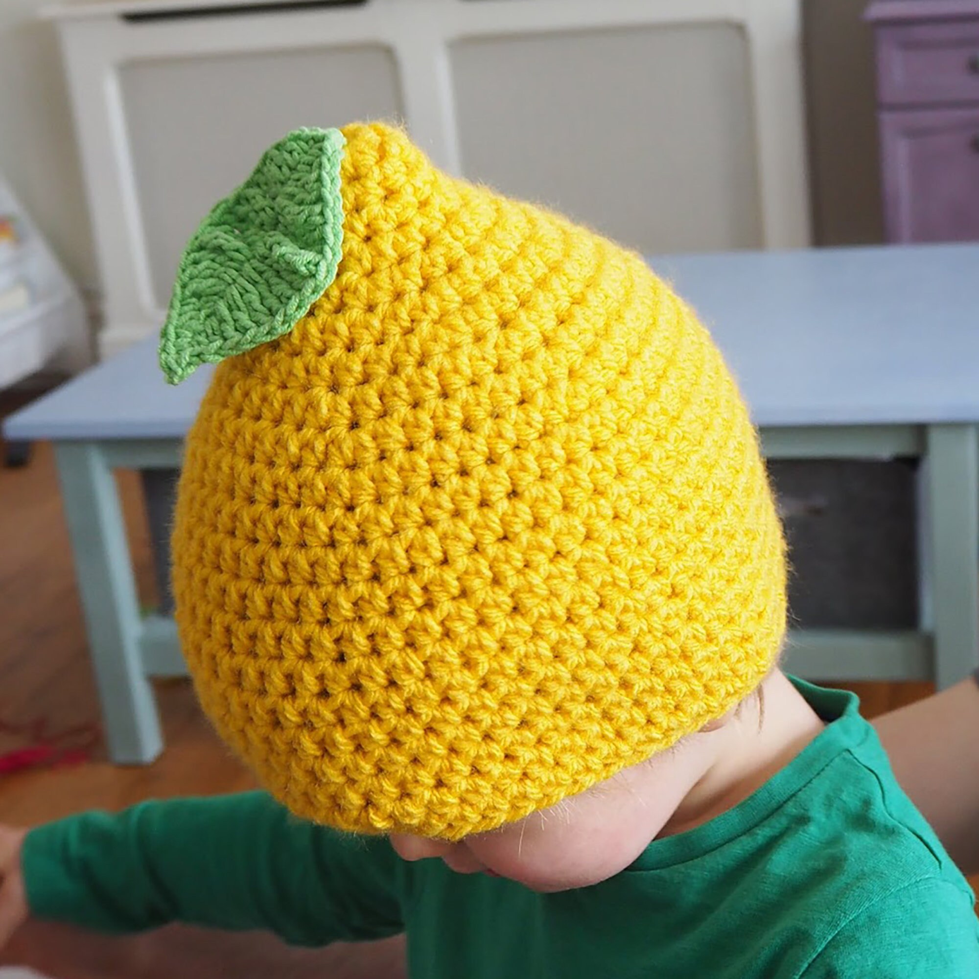 Lemon Hat Crochet Pattern Child's Hat 