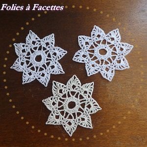 Crochet doilies, crochet stars, coasters, decoration, dreamcatcher