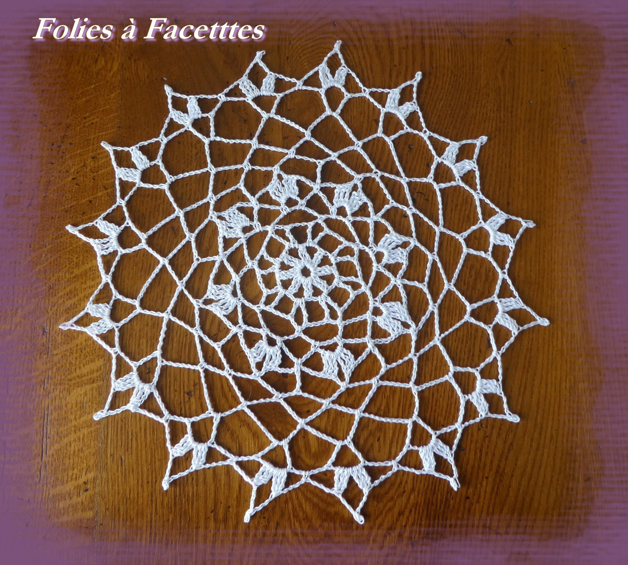 Napperon Au Crochet, Napperon Dentelle Blanche Napperon, Décoration, Attrapes-Rêves