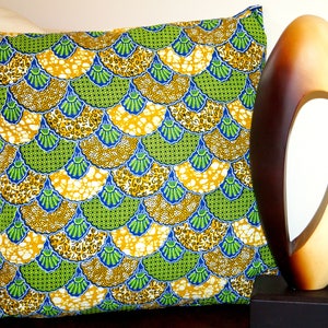 Handmade African Printed Cushion Cover- Decorative Pillow - Couch Pillow - Throw Pillow - Scatter Cushion - Cushion Cover