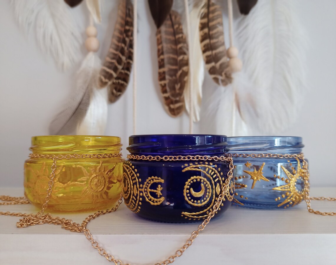 Tealight candle holder hanging candle holder hanging vase Etsy