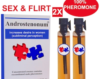ANDROSTENONUM 2.0ml&2.0ml 100% Pheromone Valentine's Gift For Men Human Pheromones