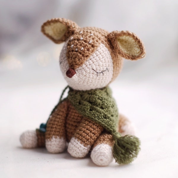 Patrón de Ganchillo: Patrón Amigurumi Venado - The Little Fawn [PDF en inglés] patrón de crochet de venado / venado caprichoso / cervatillo de crochet