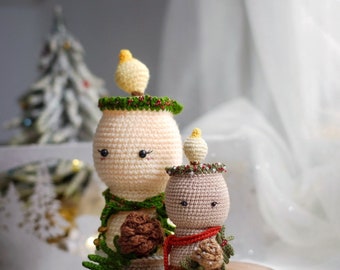 Vela Luminosa Patrón Amigurumi Crochet [ENG pdf] - Acogedor Navidad DIY