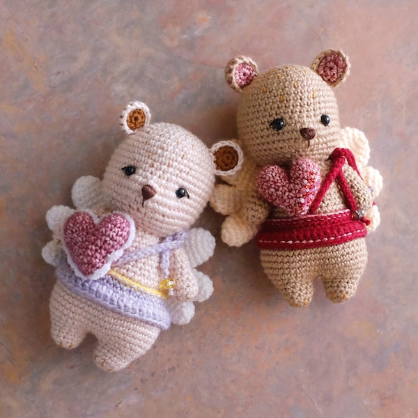 Angelic Bear crochet pattern [Eng PDF] Bear amigurumi pattern