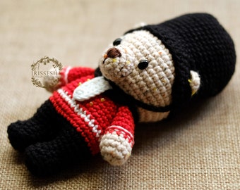 London Bear Amigurumi pattern [Eng PDF] crochet doll pattern