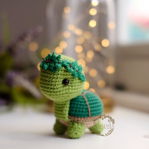 Myrtle the turtle amigurumi pattern English PDF Crochet turtle plush, Stuffed Animal, Plushie Baby Toy, Easy Tutorial PDF for Beginners image 7