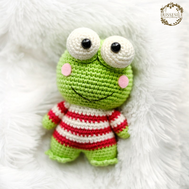 PATTERN Green Frog Keroppi Teru teru by Irissesile Etsy PATTERN Green Frog Keroppi Teru teru by Irissesile Etsy